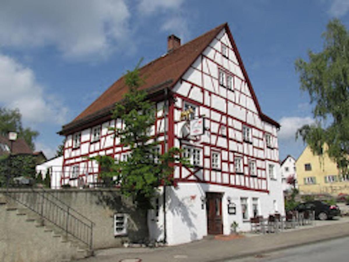 Hotel Schildwirtschaft Zum Rothen Ochsen Laupheim Esterno foto